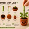 Pot Crochet Pattern PDF | Pull & Grow Amigurumi Plant | Beginner Friendly Crochet Plant Pattern