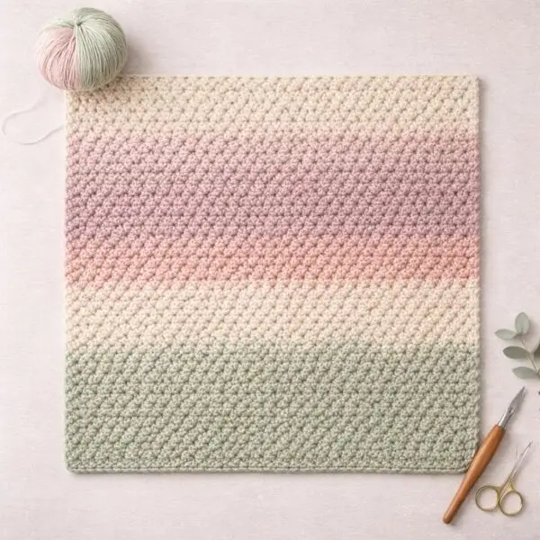 One Skein Crochet Projects Pattern PDF | Easy Beginner Blanket Tutorial