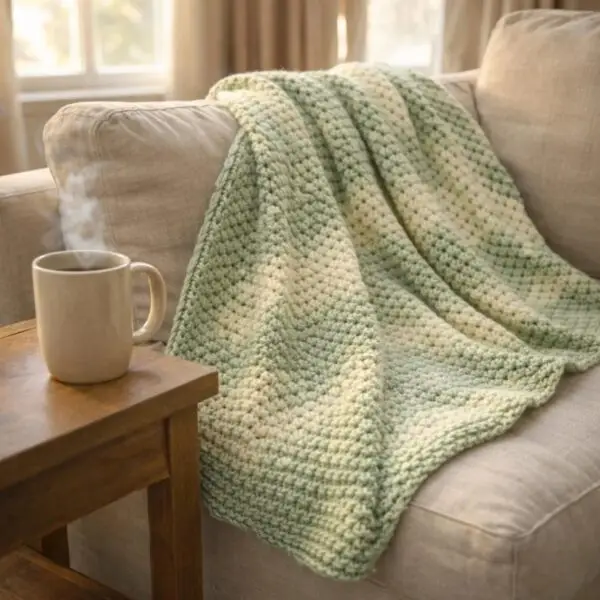 One Skein Crochet Projects Pattern PDF | Easy Beginner Blanket Tutorial