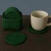 Easy Crochet Coaster Pattern with Holder PDF | Cozy Flower Coaster Set