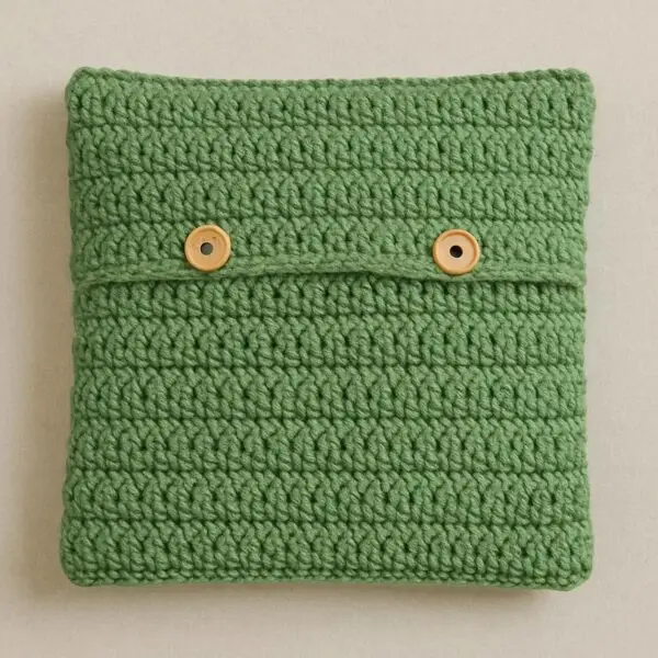 Chunky Crochet Cushion Pattern PDF | Easy Modern Throw Pillow Cover