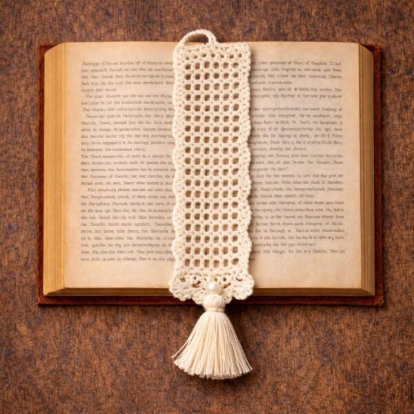 Product Title: Crochet Lace Bookmark Pattern PDF | Easy Beginner Tassel Bookmark Product Title: Crochet Lace Bookmark Pattern PDF | Easy Beginner Tassel Bookmark
