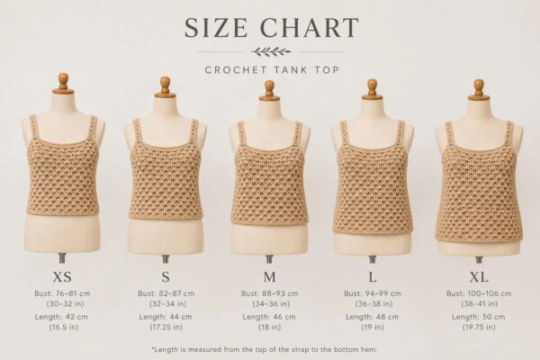 Crochet Top Pattern | Summer Breeze | Easy Crossed Stitch | DK Cotton | Sizes XS to XL