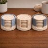 Coaster Holder Crochet Pattern PDF | Minimal Round Coasters & Holder | Beginner Friendly Modern Home Decor