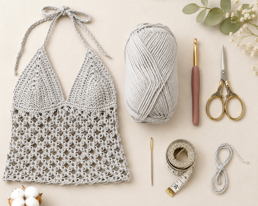 Braless Crochet Top Tutorial