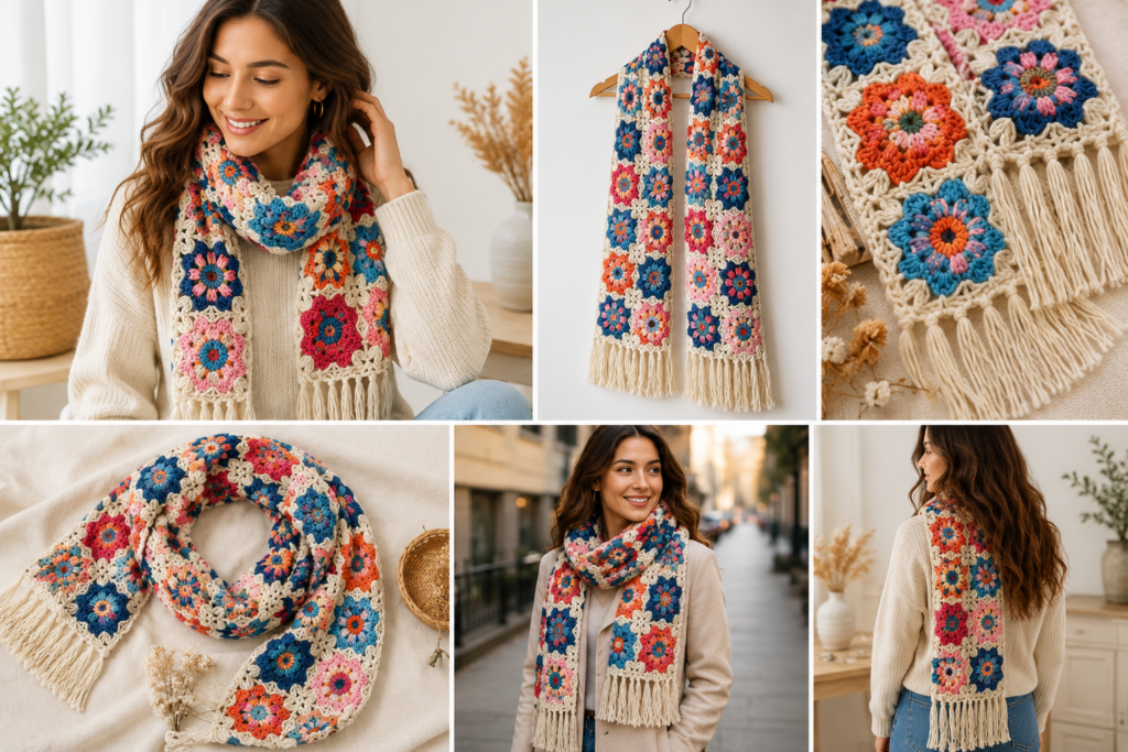 Crochet Summer Scarf Patterns