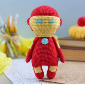 Iron Man Amigurumi Doll Pattern PDF