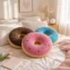 Crochet Donut Pillow Pattern PDF Download | Easy Donut Cushion Tutorial