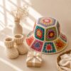 imageye___-_imgi_76_il_1588xN.8147895435_97ed Granny Square Crochet Pattern Bundle PDF | Bucket Hat and Baby Booties Pattern | Instant Download Crochet Tutorial