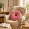 Crochet Donut Pillow Pattern PDF Download | Donut Cushion Crochet Pattern | Beginner Friendly Nursery Decor | Amigurumi Pillow Tutorial | Instant Download