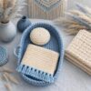 Crochet Baby Bed Pattern PDF | Princess Nursery Decor | Pillow & Blanket Set | Instant Download