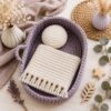 Crochet Baby Bed Pattern PDF | Princess Nursery Decor | Pillow & Blanket Set | Instant Download