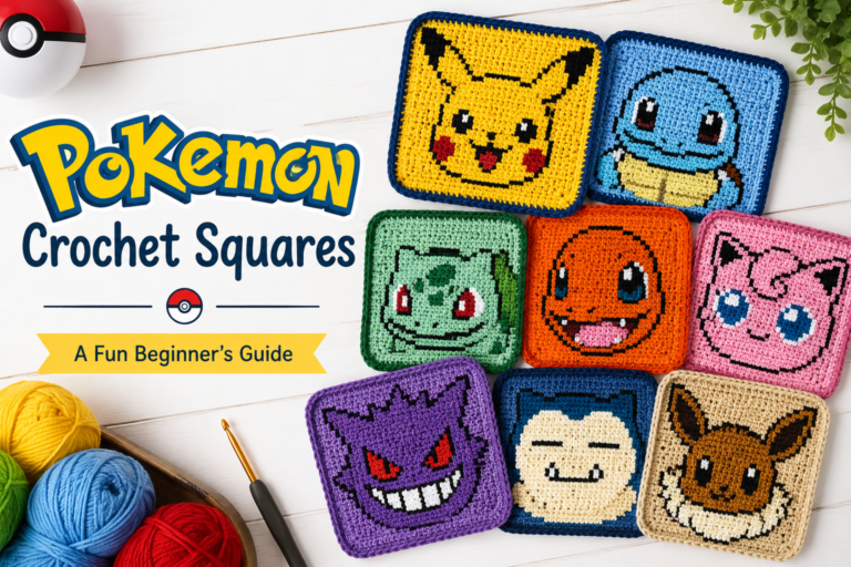 Pokemon Crochet Squares