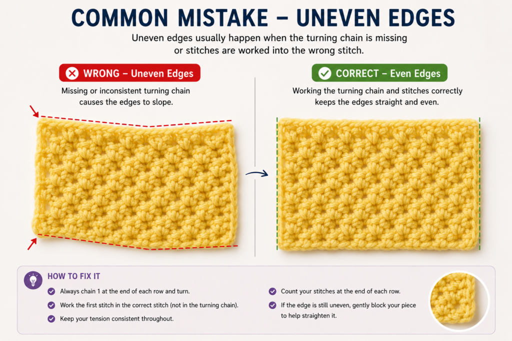Lemon Peel Crochet Stitch