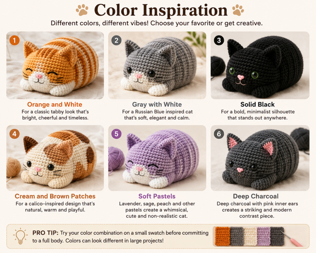 Loaf Cat Crochet Pattern