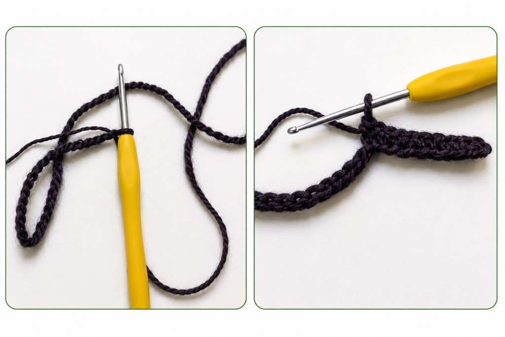 Easy crochet wind spinner hanging decoration