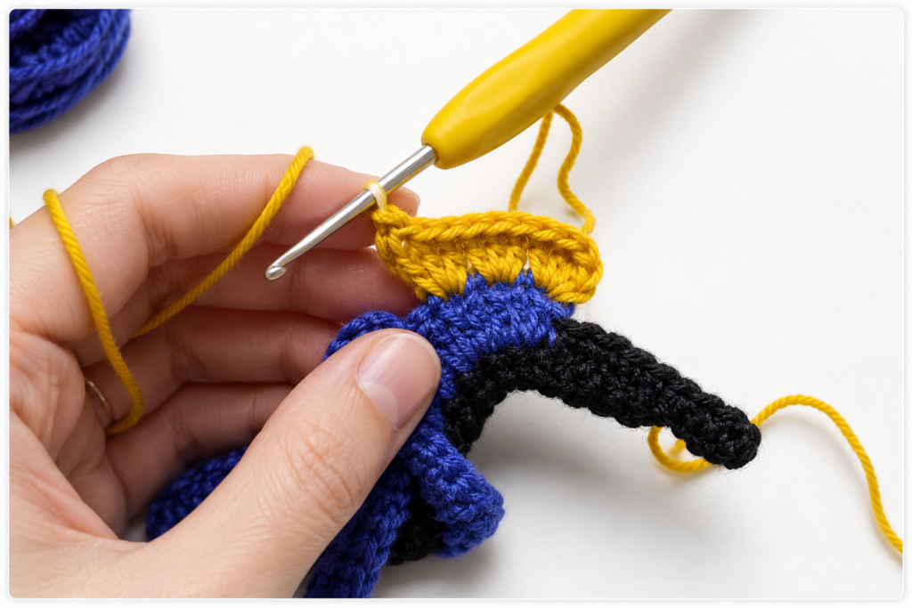 Crochet wind spinner pattern step by step pattern