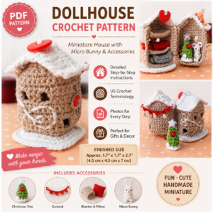 Dollhouse Crochet Pattern Dollhouse Crochet Pattern