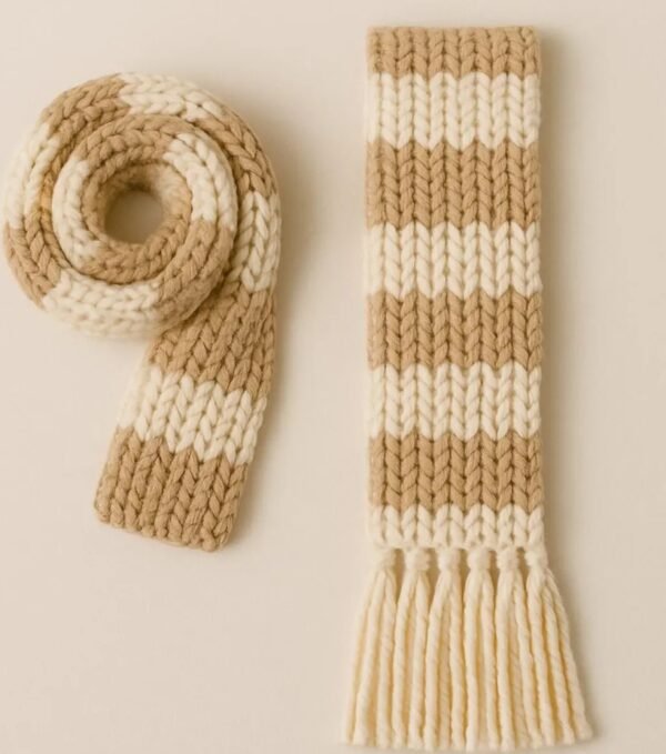 Screenshot_15-8-2026_2323_www.etsy.com Chunky Knit Scarf Pattern, Beginner Garter Stitch, Super Bulky Yarn (PDF Download)
