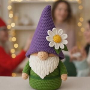 Daisy Gnome Crochet Pattern | Amigurumi Flower Gnome PDF
