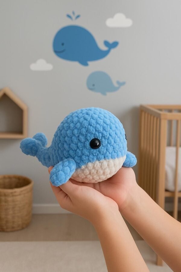 il_fullxfull.7086625700_7ok9.jpg Whale Crochet Pattern PDF | Beginner Friendly No-Sew Amigurumi Plush DIY