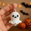il_fullxfull.7091333740_o3nk.jpg Ghost Crochet Keychain Pattern, Amigurumi PDF, Beginner Spooky Plush (Digital Download)