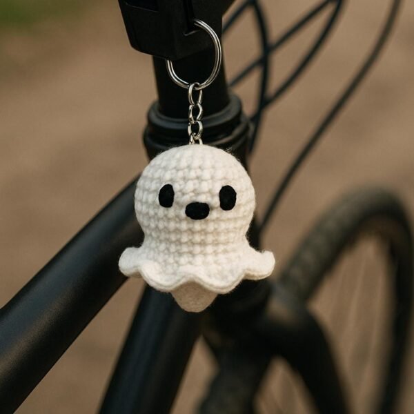il_fullxfull.7091351852_mbze.jpg Ghost Crochet Keychain Pattern, Amigurumi PDF, Beginner Spooky Plush (Digital Download)