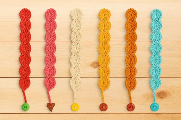 il_fullxfull.7098574278_ejfm.jpg Crochet Shell Stitch Bookmark Pattern: Beginner-Friendly PDF