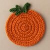 il_fullxfull.7101218482_dpzx.jpg Pumpkin Coaster Crochet Pattern PDF | Beginner-Friendly Fall Decor | Quick Easy Gift | Halloween & Thanksgiving Home