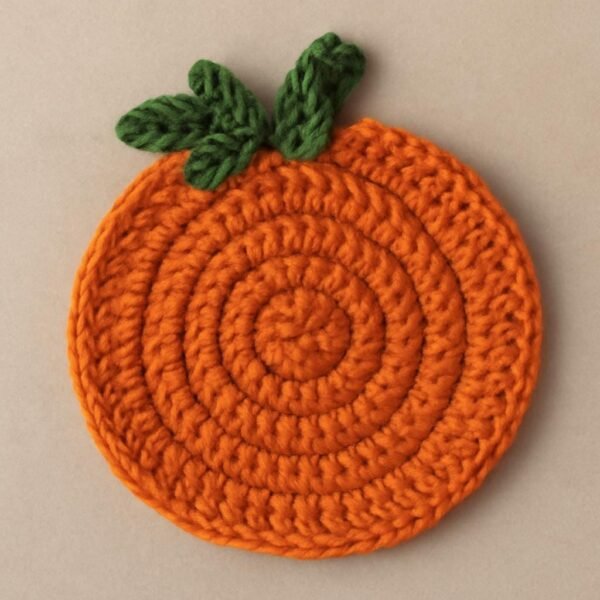 il_fullxfull.7101218482_dpzx.jpg Pumpkin Coaster Crochet Pattern PDF | Beginner-Friendly Fall Decor | Quick Easy Gift | Halloween & Thanksgiving Home