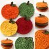 il_fullxfull.7101218508_h2cg.jpg Pumpkin Coaster Crochet Pattern PDF | Beginner-Friendly Fall Decor | Quick Easy Gift | Halloween & Thanksgiving Home