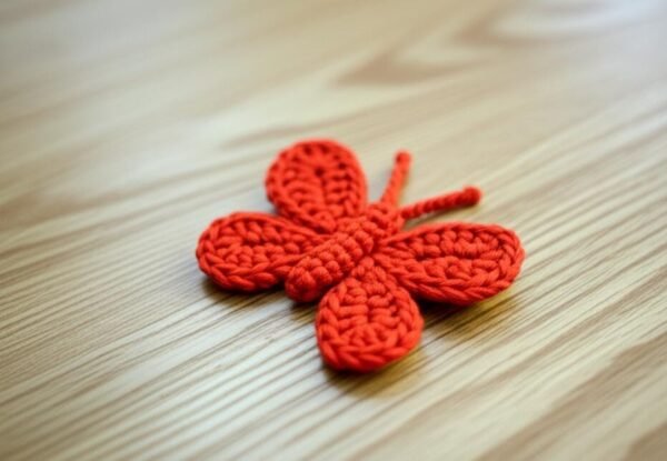 Crochet Butterfly Pattern: Easy Amigurumi Appliqué (PDF Download)