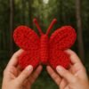 Crochet Butterfly Pattern: Easy Amigurumi Appliqué (PDF Download)