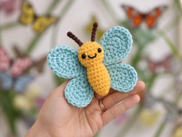 il_fullxfull.7107592494_3ckn.jpg Butterfly Crochet PDF Pattern | Amigurumi DIY Small Toy & Ornament Download