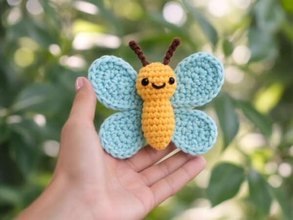 Butterfly Crochet PDF Pattern | Amigurumi DIY Small Toy & Ornament Download
