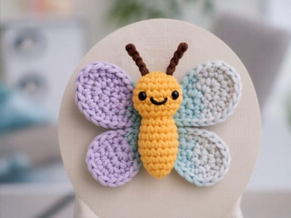 il_fullxfull.7107592516_g4bh.jpg Butterfly Crochet PDF Pattern | Amigurumi DIY Small Toy & Ornament Download