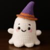 il_fullxfull.7123086538_gnzu.jpg Beginner Crochet Ghost Pattern, Amigurumi Plush PDF, Halloween Witch Hat (Digital Download)
