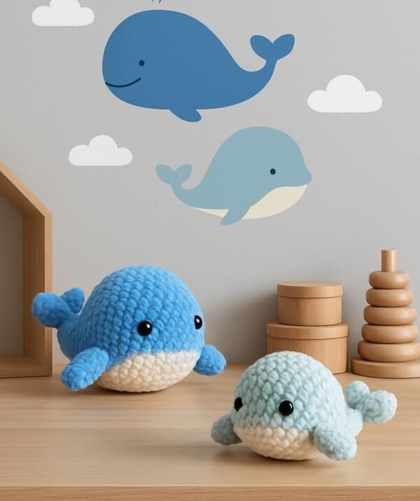 il_fullxfull.7134573577_jl35.jpg Whale Crochet Pattern PDF | Beginner Friendly No-Sew Amigurumi Plush DIY