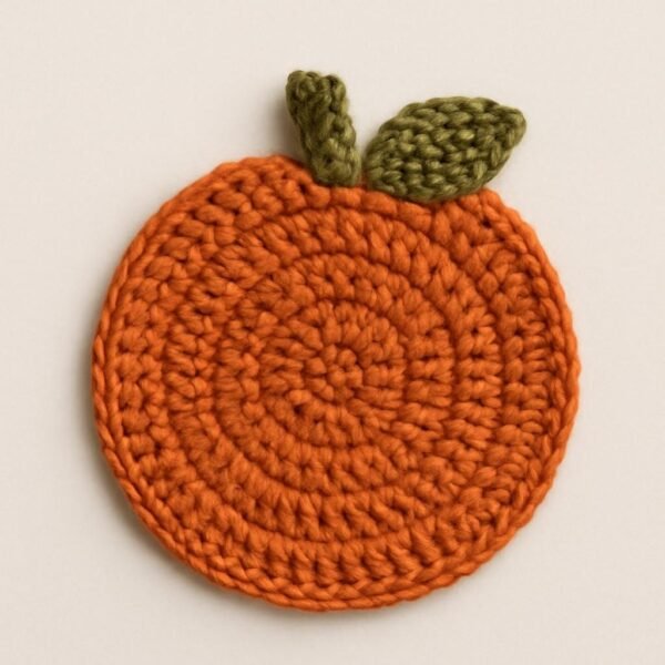 il_fullxfull.7149211027_sfzp.jpg Pumpkin Coaster Crochet Pattern PDF | Beginner-Friendly Fall Decor | Quick Easy Gift | Halloween & Thanksgiving Home