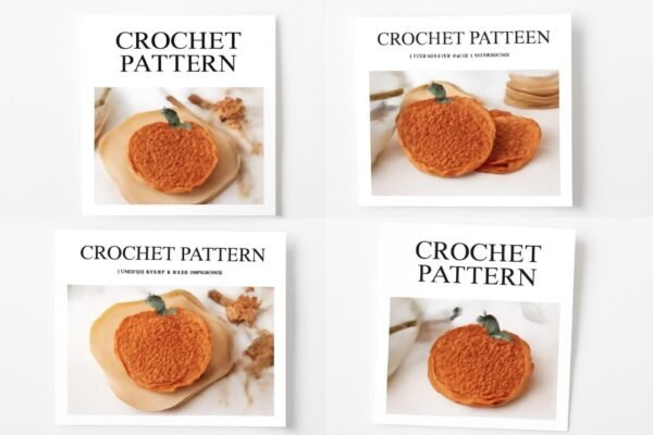 il_fullxfull.7149211039_rhc5.jpg Pumpkin Coaster Crochet Pattern PDF | Beginner-Friendly Fall Decor | Quick Easy Gift | Halloween & Thanksgiving Home