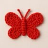 Crochet Butterfly Pattern: Easy Amigurumi Appliqué (PDF Download)