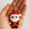 Santa Claus Amigurumi Crochet Keychain Pattern PDF | Beginner Digital File
