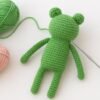 il_fullxfull.7152369838_hiqo.jpg Crochet Frog Doll Pattern | Amigurumi in Dress PDF Tutorial Digital Download