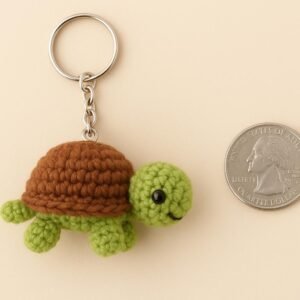 Turtle Crochet Pattern PDF | Beginner-Friendly Amigurumi Keychain DIY