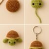 Turtle Crochet Pattern PDF | Beginner-Friendly Amigurumi Keychain DIY
