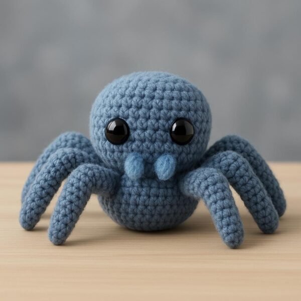 Crochet Spider Amigurumi Pattern PDF | Easy Plush Toy Halloween Decor