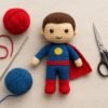 Superhero Doll Crochet Pattern | Amigurumi PDF Tutorial Instant Download