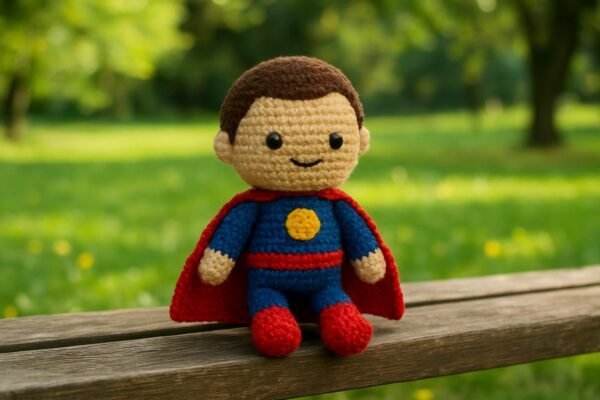 Superhero Doll Crochet Pattern | Amigurumi PDF Tutorial Instant Download