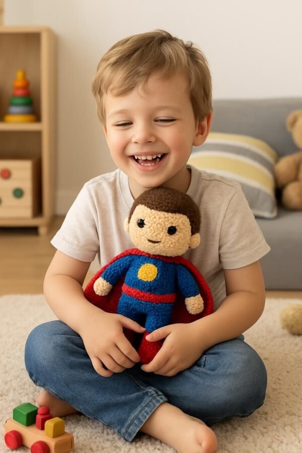 Superhero Doll Crochet Pattern | Amigurumi PDF Tutorial Instant Download