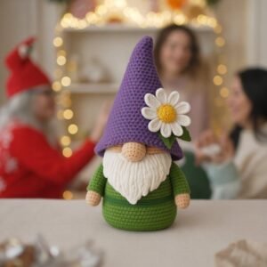 Daisy Gnome Crochet Pattern: Amigurumi Flower Gnome (PDF Download)